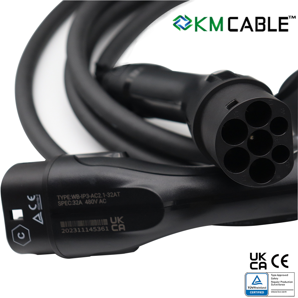 卸売22kW 32A タイプ2-タイプ2 EV充電ケーブル  - Type 2 Charger のレビューと価格
