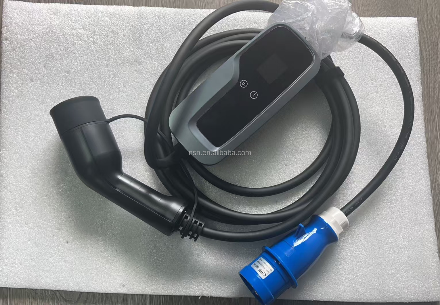 16A 32A 7kW 230V 単相タイプ2 ポータブルレ - Type 2 Charger のレビューと価格