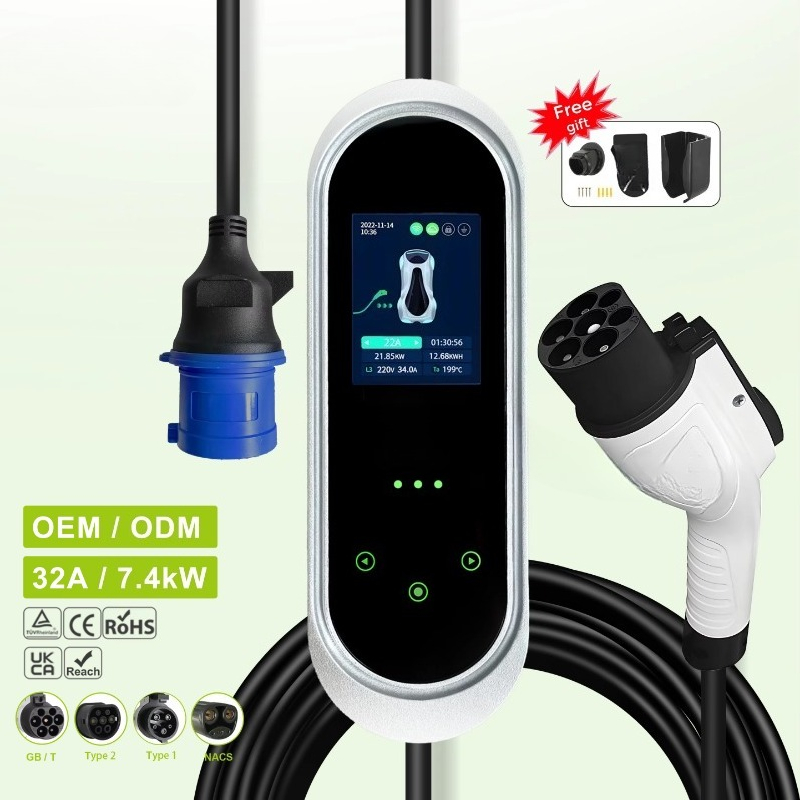 ポータブルEV充電器 GB/T 高品質電気自動車充電ステーシ - Portable Ev Charger のレビューと価格