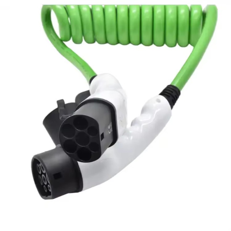 IEC 62196 32A 単相スパイラルグリーンケーブル充 - Type 2 Charger のレビューと価格