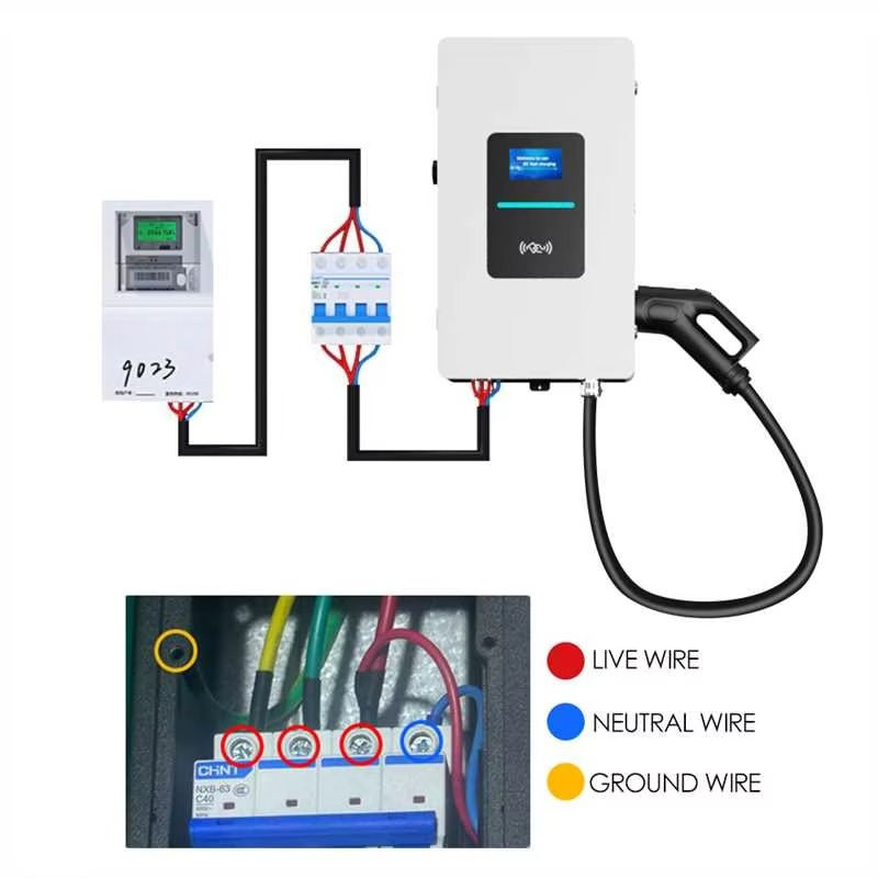 RSCHG 20kw CCS1 IP54 DC電気自動車急速 - Wallbox Ev のレビューと価格