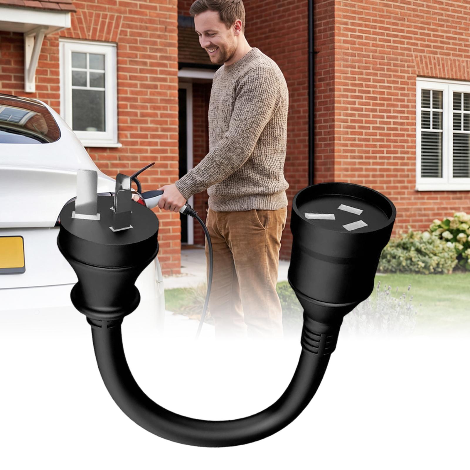 EV充電器延長ケーブルヘビーデューティー10a-15a電源ア - Ev Charger Adapter のレビューと価格