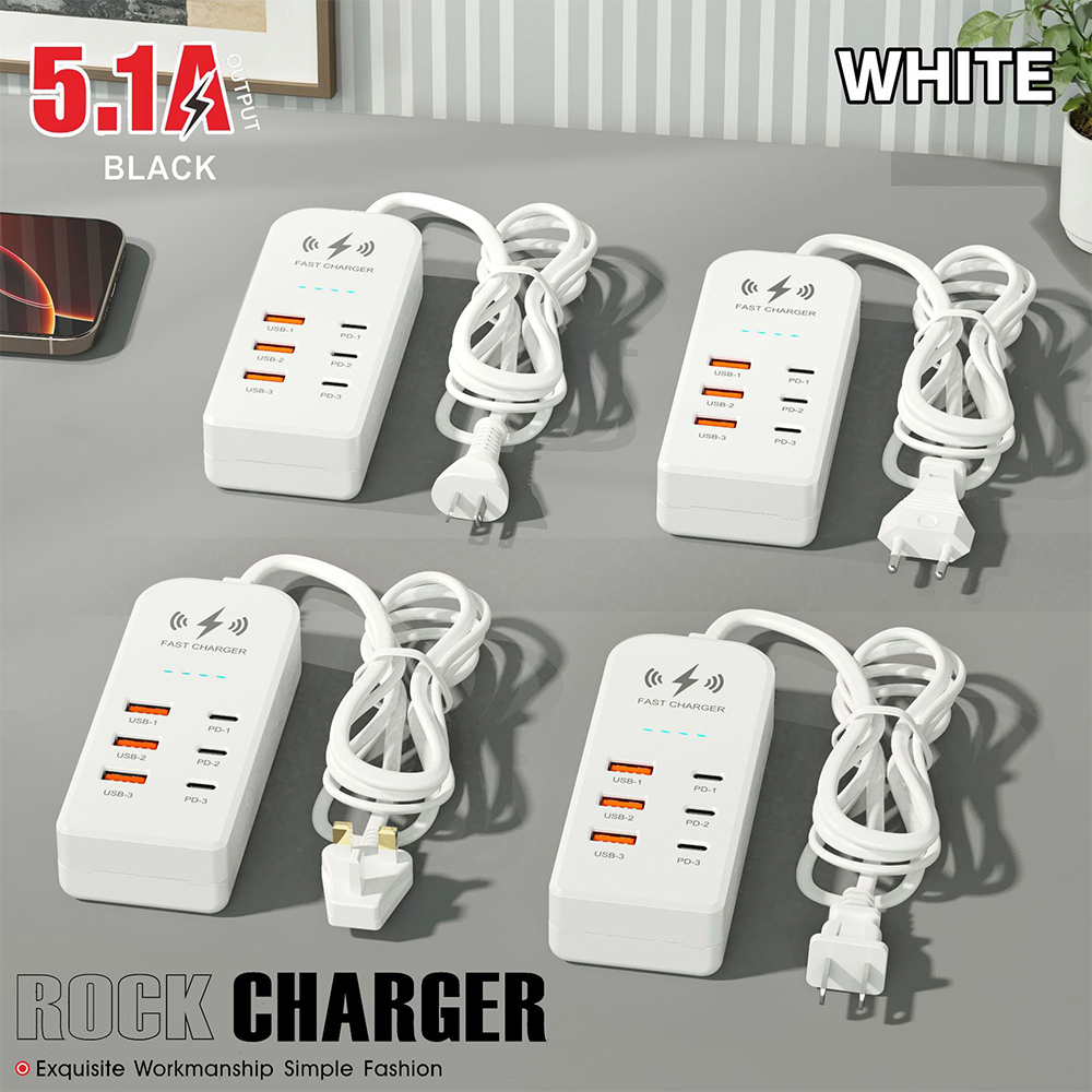 6 in 1 USB Type C充電器 マルチポート電源タ - Ev Charger のレビューと価格